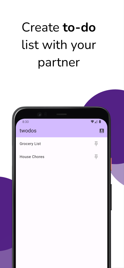 Developed twodos with TypeScript + Flutter